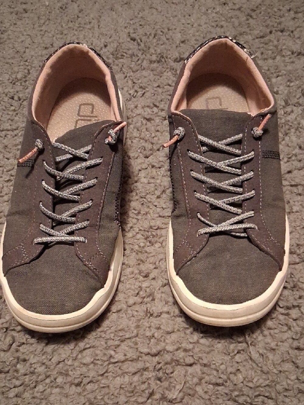 Hey Dude Women's Gray Slip-On Style Sneakers (Used) - Picture 4 of 6